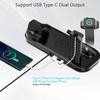 Беспроводное зарядное устройство 6 в 1, подставка для iPhone 15, 14, 13, 12, 11 X, Apple Watch Airpods, настольные зарядные устройства для телефонов, док-станция для быстрой зарядки