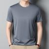 Mulberry Silk Men's T-shirt Round Neck Half-sleeved Ice Silk Youth Men's T-shirt Polo Shirt Male