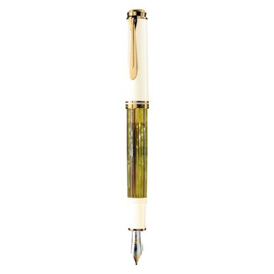 Pelikan Pelikan перьевая ручка F Fine Point белая черепаха Souveraine M400 подлинный импортный продукт