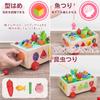 Montessori Educational Toy Wooden Mold Play Set Supervised by Wrapping Coordinator Colorful and Easy To Clean Up Uses Safe Materials Popoma [Boy