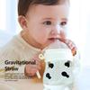 270ml Cute Bottle Straw Mug 0-36 Months Covering All Ages With Handle PP Material Drop-proof and Lightweight Bisphenol-free