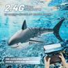 2.4G Радиоуправляемая Акула Водяная Пушка Камера Зарядка Бионическая Электрическая Гигантская Зубастая Акула Симуляция Качающаяся Рыба Летние Детские Игрушки