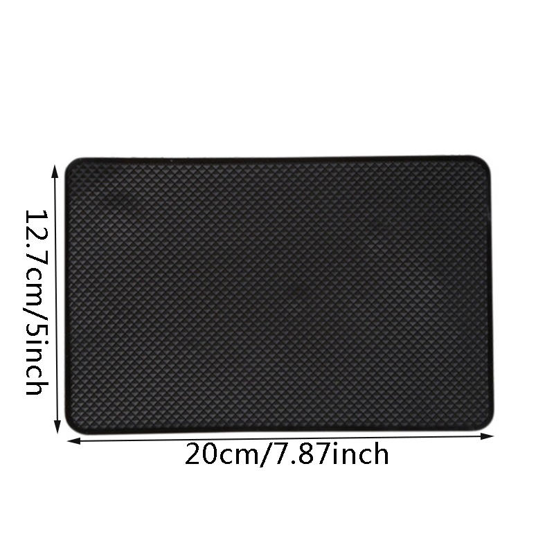 Car Mat Auto Non-Slip Mat Auto Silicone Interior Dashboard Phone PVC Anti-Slip Storage Pads Car Fixed Mobile Phone Anti Slip Pad