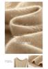 New Women's 100% Wool Cable Knit Round Neck Sweater, Loose Fit, Rolled Hem, Autumn/Winter Pullover.