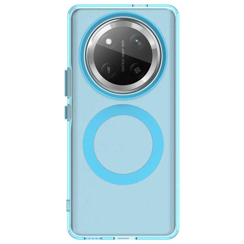 Чехол для Honor Magic 7 Lite Чехол для Huawei Honor Magic 7 Lite Capas New Back Wireless Charging Roundular Magnetic Matte Clear Fundas