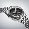 SEIKO Automatic Watch 5 Sports Collection Sports Stainless GMT Hands 100M Water Men's - - Men's Watch, Steel, - Resistant, Black, Casual.