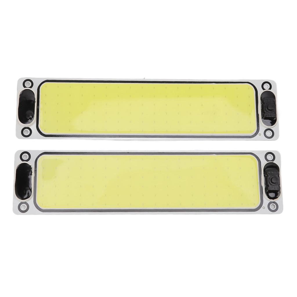2 шт. Автомобильный внутренний свет для чтения 108COBs 32 Вт 600 лм 6000 К Светодиодная панель Купольный свет IP54 Автомобильный потолочный