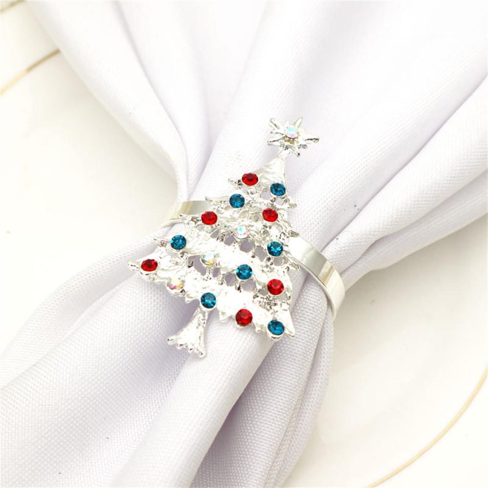 Christmas Wedding Napkin Rings Christmas Tree Christmas Tree Napkin Rings Xmas Napkin Rings Holder Elegant For Wedding Home