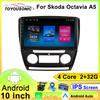 Автомобильный видеоплеер Toyousonic для Skoda Octavia A5 2007-2014, GPS-навигация, встроенный DSP, CarPlay, автомагнитола, головное устройство Android