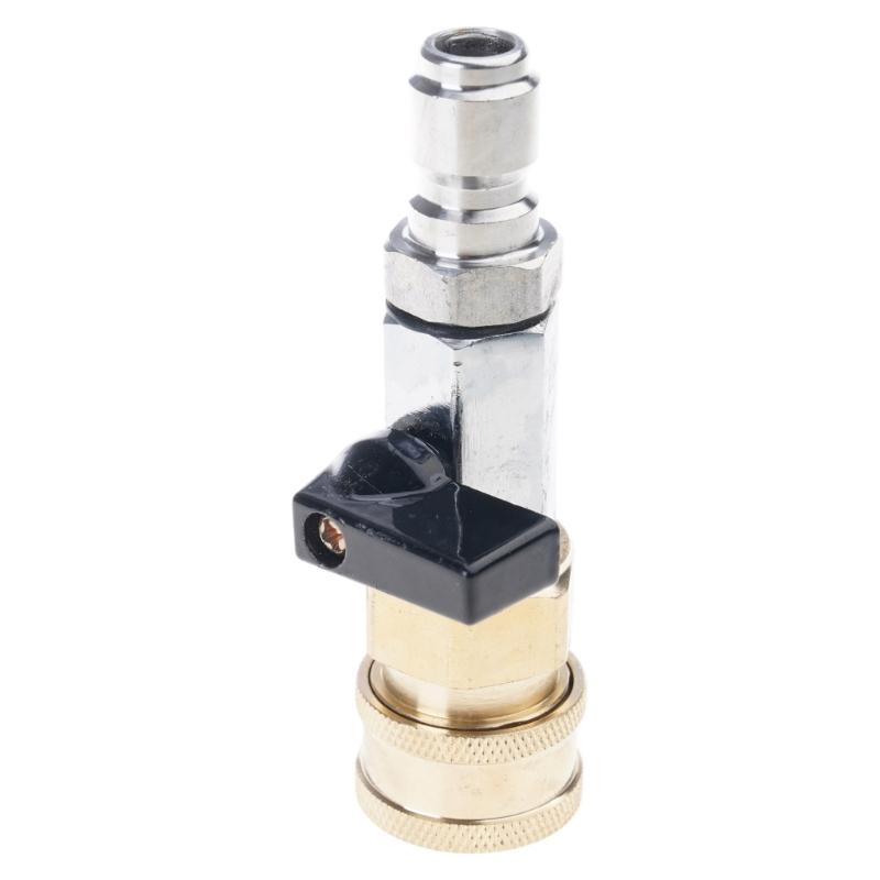 High Performances 3/8 Inch Pneumatics Shut Off Valves With Quick Coupling Portable Accessory for Efficient Airflows