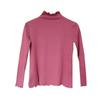 Women's Autumn/Winter Velvet Ruffle Neck Long Sleeve Base Layer Top