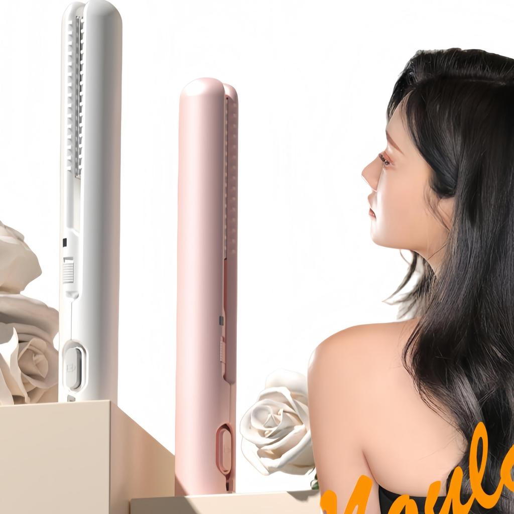 KEKETOPET Straight Hair for Mini Requires International Voltage Iron, Type-C USB, Bangs, Small, Lightweight, Size, Non-Rechargeable, Preheating,