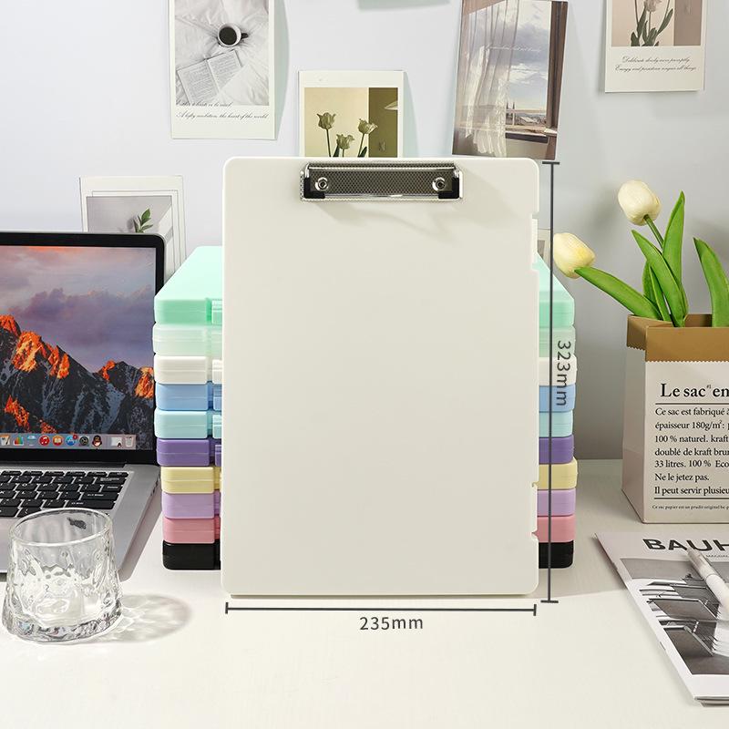 Прозрачная пластиковая многофункциональная коробка для хранения файлов формата А4 и папка для контрольных работ