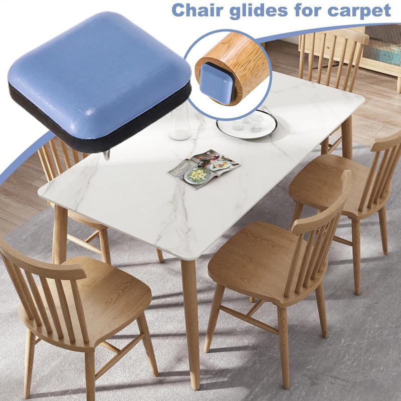 Chair Leg Pads Nail Mounted Furniture Foot Pad Multi-Purpose Furniture Protection Tool For Chairs Benches Chests Tables Sofas