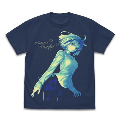 2D Cospa Tsukihime Кусок синего стекла Арквейд Брюнстад Memory SLATE размер M [Официальный] moon- Футболка Moon's Ver.
