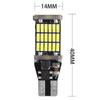 2 шт. T15 3030 45chips W16W светодиодный фонарь заднего хода резервная лампа Canbus лампы без ошибок светодиод высокой мощности Canbus W16W