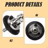 2x Differential Gear Replacement Accessories, Spare Parts ,D349 Pinion Gears RC Car Upgrade Kit