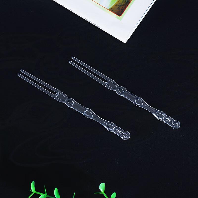 Disposable Transparent Fruit & Dessert Forks