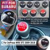 Car 6 Speed For Subaru Impreza WRX STI 2009 2010 2011 2012 2013 2014 2015 2016 2017 2018 Manual Leather Gear Stick Shift Knob