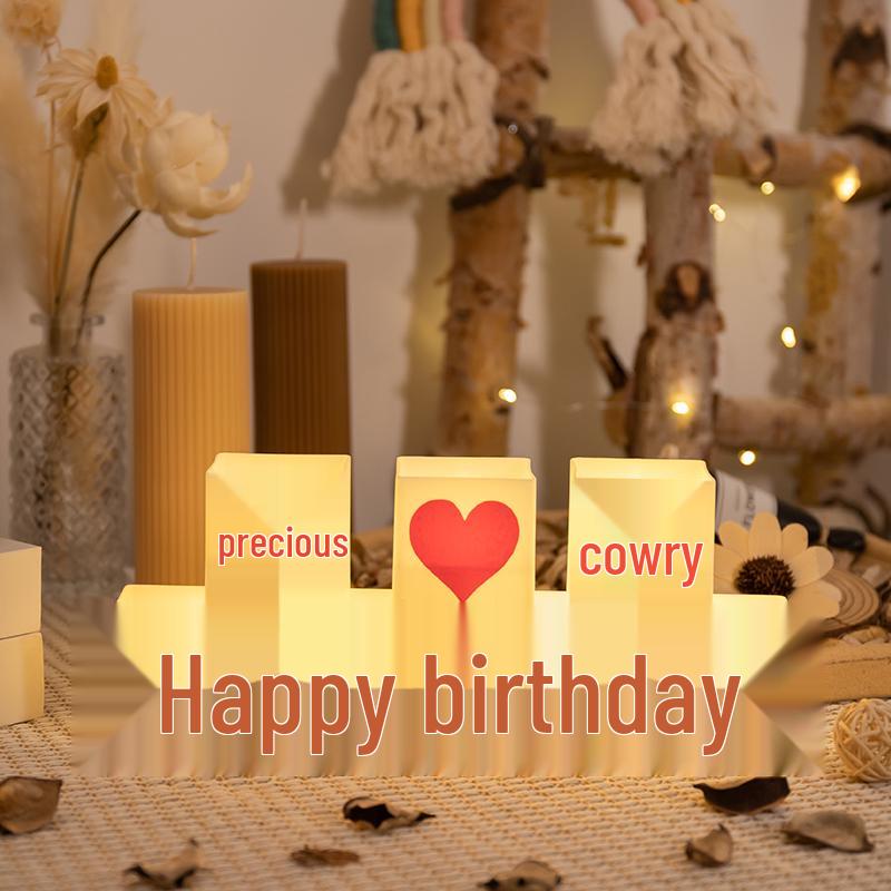 Electronic Candle Lights for Romantic Ambiance: Ideal for Proposals, Birthdays, and Confessions or as Buddhist Blessing Candles.