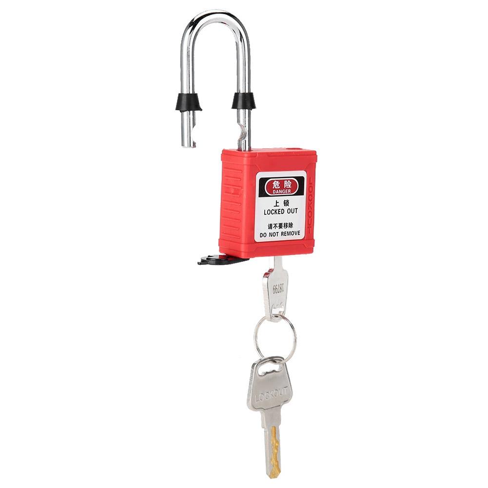 Стальная балка Защитная пыленепроницаемая нейлоновая блокировка навесного замка Tag Out Isolation Lock