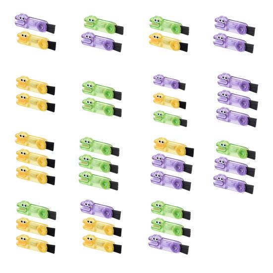 2/3 шт. 3 в 1 Щетки для чистки Мультяшный дизайн Пищевой Нескользящая ручка Щетка для зазоров Портативная Длинная щетина Очиститель для бутылок