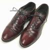 80s Vintage STAFFORD Semi Brogue Cap Toe Shoes Burgundy Size 7.5D 25.0-25.5 Men's(USED)