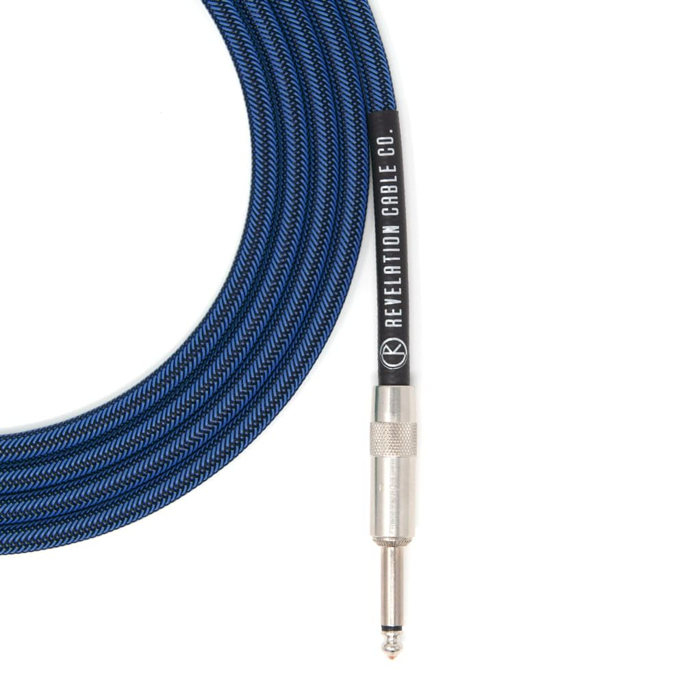 Revelation Cable Sommer SC-Spirit LLX Instrument Cable, Dark Blue Tweed, 20 ft (6.1 m)