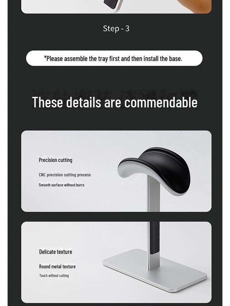 Aluminum Alloy Stand for AirPods Max - Desktop Storage Rack