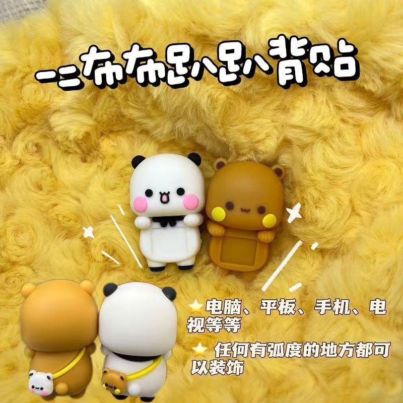 Новая Фигурка Плюшевого Мишки Панды Бубу Дуду Игрушка Мультяшная Кукла Панда Для Дисплея Мобильного Телефона Декоративная Кукла Подарок для Фанатов