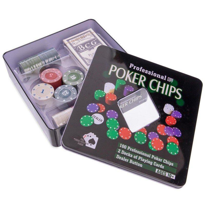 Board Game Poker, Poker Set IG-2033 100 Chips