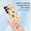 For Samsung Galaxy S25 Ultra Case Maple Leaves Pattern Printing Straight Edge TPU Phone Back Cover