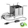 BRS Portable Palm-sized Camping Outdoor Wood-burning Stove Charcoal Burner BBQ Furnace Electronic