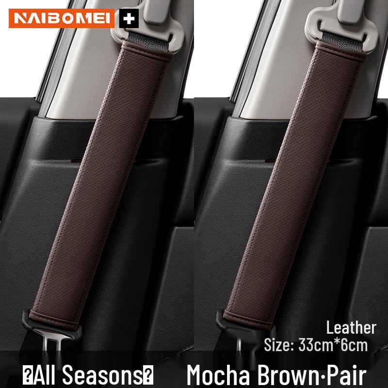 ORA Good Cat Car Seat Belt Shoulder Pad Protector for Lightning, Ballet, Black, and White Cat Models - Interior Accessory.