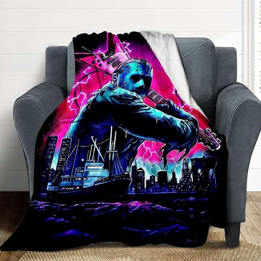 Rock Star Flannel Blanket Throw Blanket Soft Warm Sofa Bed Camping Car home Decor Unique Christmas Gift C9302318