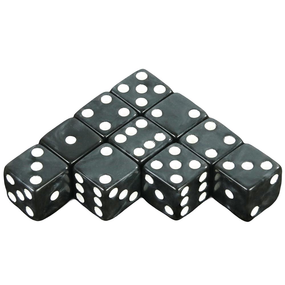 12 мм D6 игральные кости 10 шт. Мини игральные кости для карточных игр, азартных игр, настольных игр