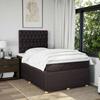 Maison Exclusive - Sommier à lattes de lit avec matelas Marron foncé 120x200 cm