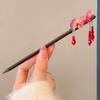 Elegant Hanfu Flower Hairpin: High-End Tassel Step Shake for Updo