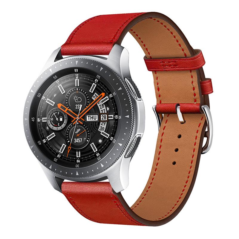 20mm 22mm Band For Samsung Galaxy Watch 6/4 Classic 5 pro/Active 2 44mm 40mm Sport Leather Bracelet Huawei GT 4-3-Pro-2-2e Strap