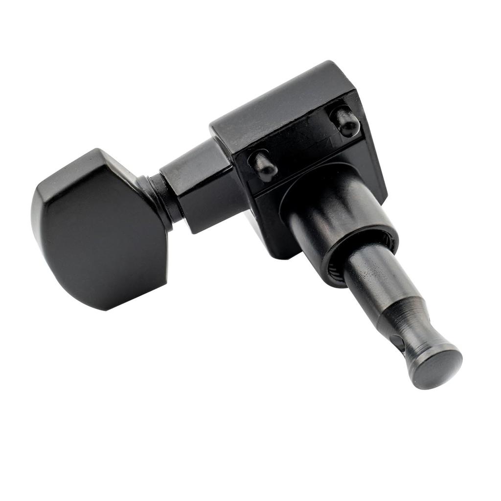 Колки для гитары Musiclily Pro для электрогитар Fender Black 6-Pin 2-Pin Strat/Telecaster,