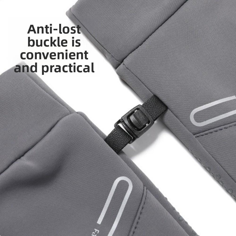 Solid Color Cycling Gloves Full Finger Sports Mittens Fashion Winter Warm Gloves  Cycling