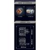 Mould King 10130 Суперкар F488 с двигателем V8 Строительный блок Технический Автомобильный Набор Кирпичей Сборка Автомобиля Двигатель Игрушки Детский Новогодний Подарок