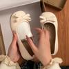 Super Fairy Sweet and Cool Design Mary Jane Shoes 2024 New Internet Celebrity Bow Wear Round Head Single Shoes Shoes