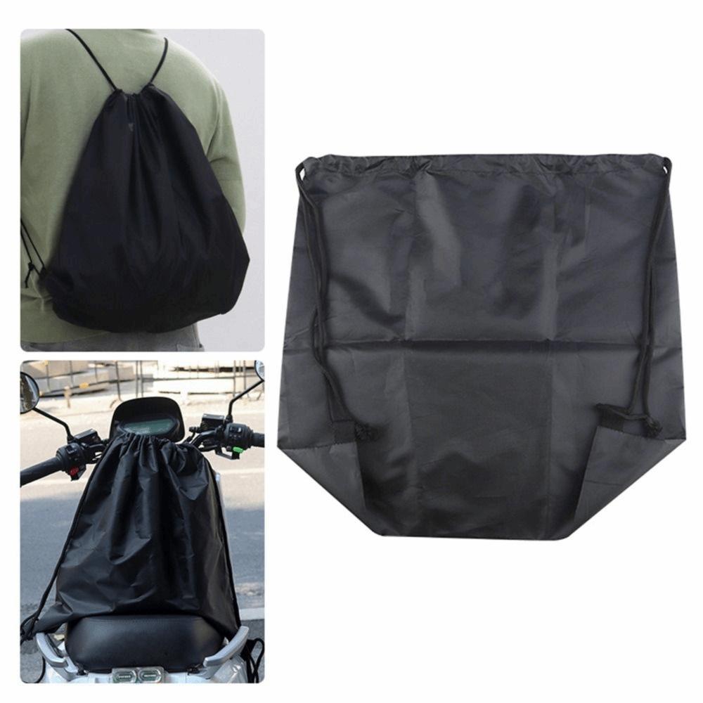 Large Capacity Motorcycle Scooter Electircbike Cycling Drawstring Carrying Pouch Helmet Storage Bag