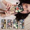 China Chic Mosaic Graffiti Green Rattan For iPhone 17 16 Pro Max Air 13 12 Mini 14 15 Plus 11 PC+TPU Back Cover