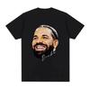 Hip Hop Rapper Drake Graphic T Men Vintage Gothic Oversized Short Sleeve Casual T-shirts Unisex Streetwear