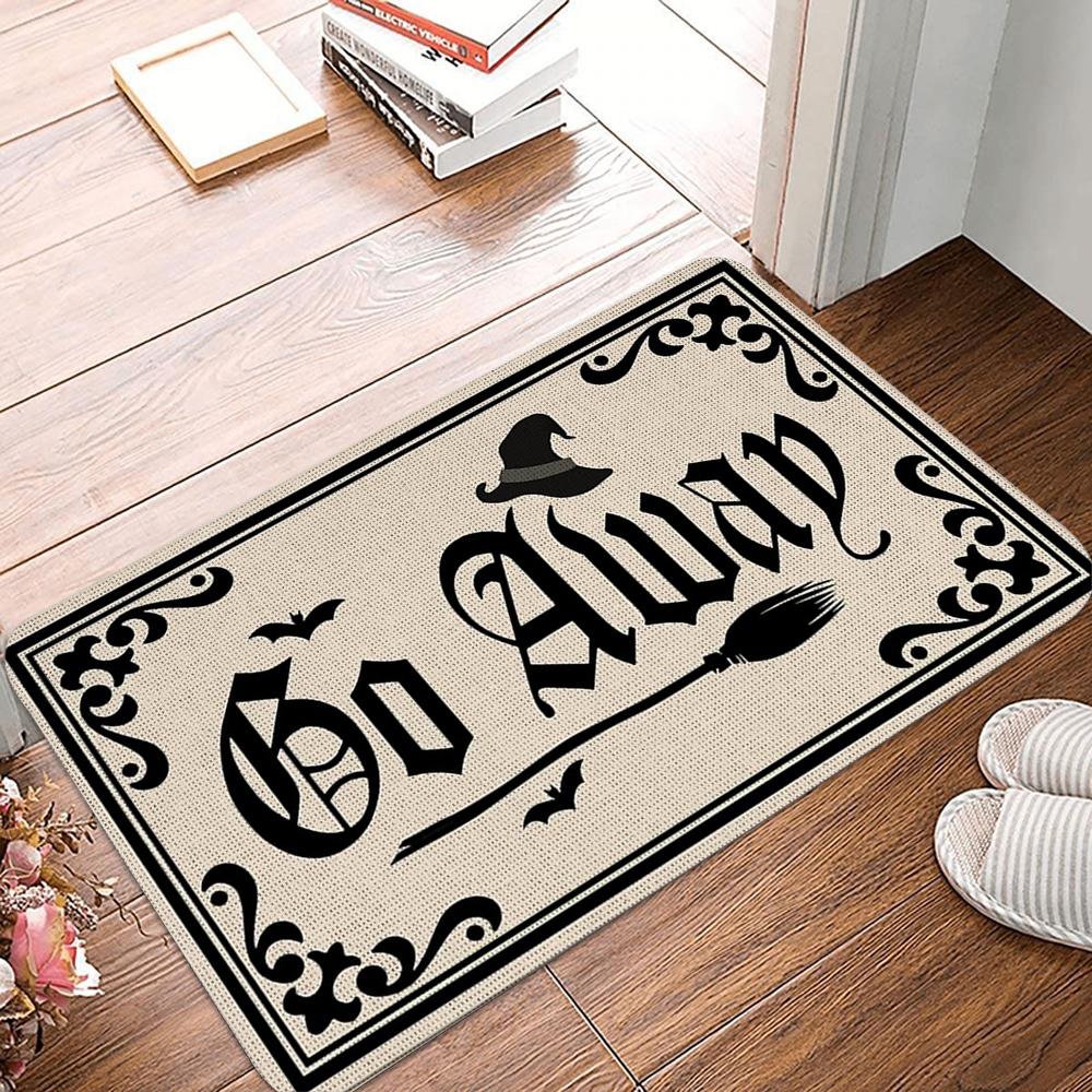 Go Away Welcome Entrance Doormat Home Decor Carpet Indoor Outdoor Floor Mat Living Room Bedroom Bath Kitchen Rug