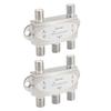 2PCS 4x1 DiSEqC Switch 4 в 1 Out 950 до 2400 МГц DiSEqC 1.0 2.0 спутниковый сигнал коммутатор-сплиттер