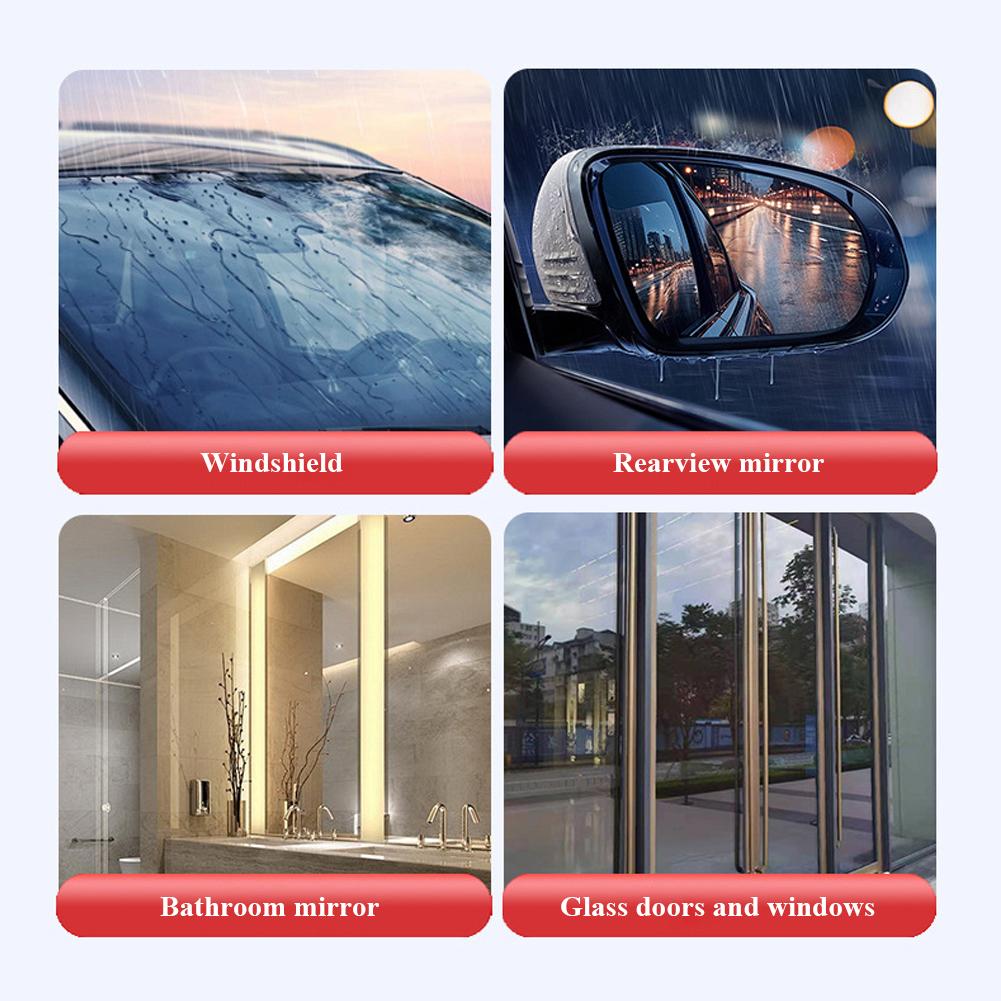 Car Glass Glossy Mouse Powerful Windshield Cleaner Oil Film Remover Cleaning Brush Window Coating Crystal Plating Agent