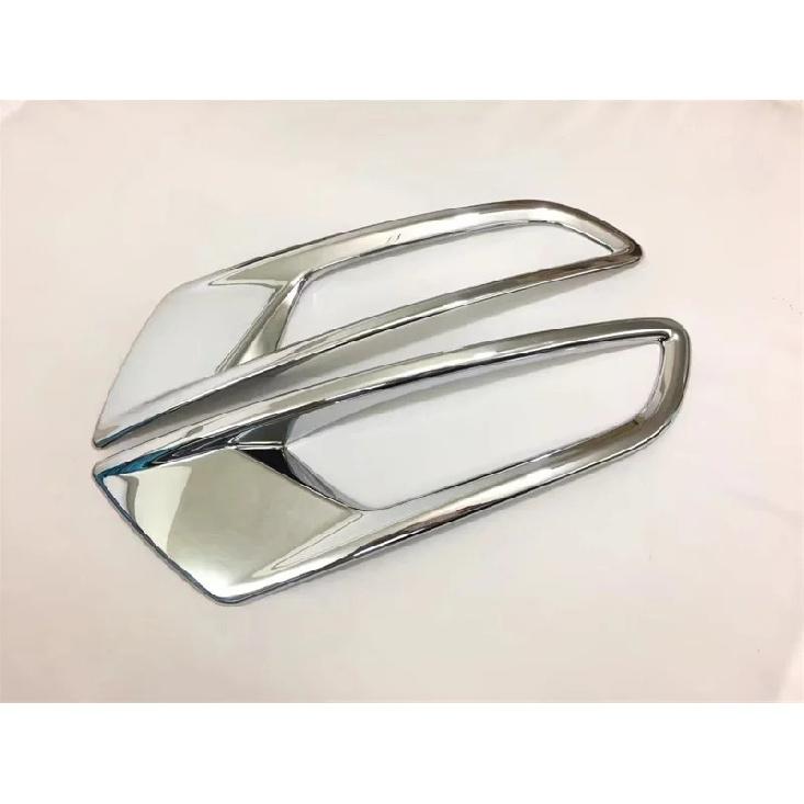 Abaiwai Car ABS Chrome Rear Tail Fog Lights Lamp Cover Trim for Mazda CX-3 CX3 Foglight Cover Protector 2015 2016 2017 2018